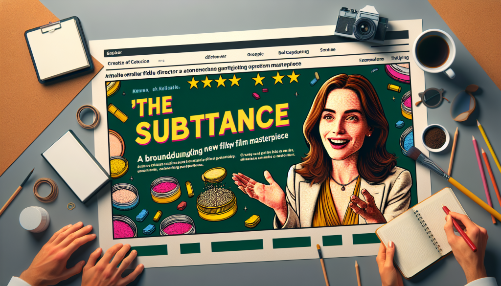 découvrez le nouveau chef-d'œuvre cinématographique de coralie fargeat, the substance, une œuvre à ne pas manquer