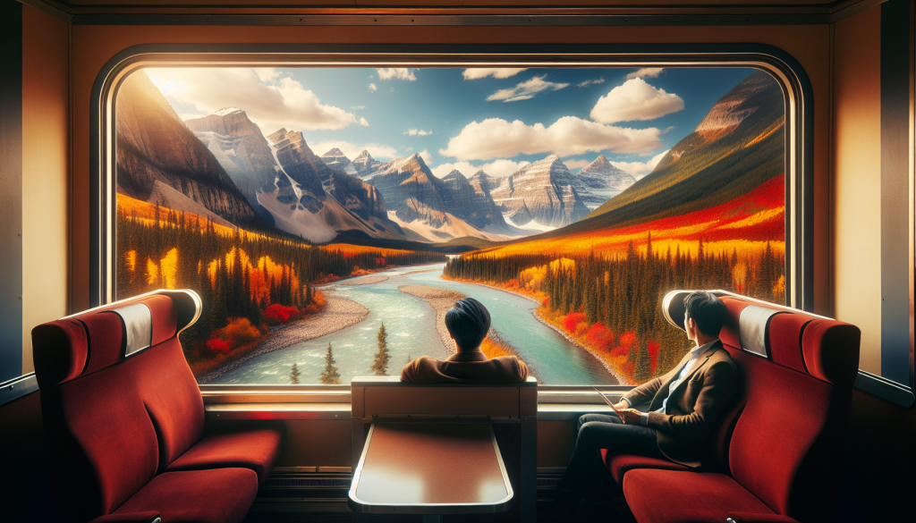 découvrez le canada comme jamais auparavant ! embarquez pour un voyage en train à travers des paysages à couper le souffle, des montagnes majestueuses aux lacs scintillants. vivez une aventure inoubliable au cœur de la nature sauvage canadienne.