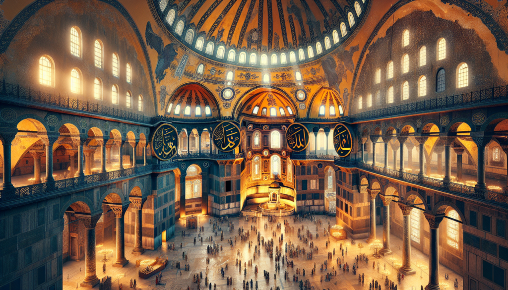 découvrez sainte sophie, un chef-d'œuvre architectural illustrant l'harmonie entre l'islam et le christianisme. ce monument emblématique vous plonge dans une histoire riche et fascinante, où les styles se mêlent pour créer un espace unique de spiritualité et de beauté.