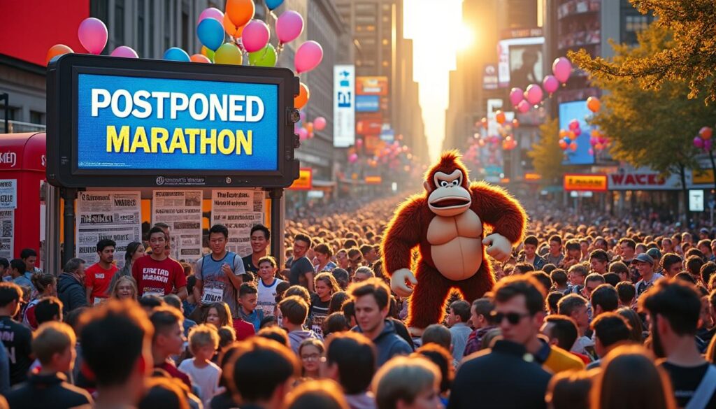 découvrez les dernières actualités : le marathon reporté, donkey kong qui fait sensation et d'autres événements incontournables à ne pas manquer. restez informé sur les tendances et les nouvelles qui marquent notre époque.