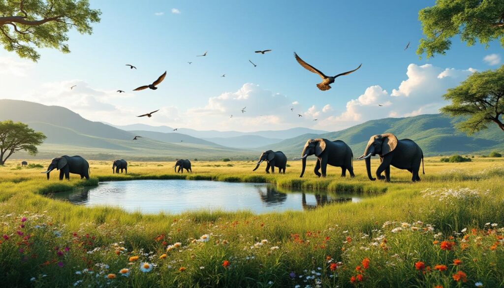 plongez au cœur de la nature avec uda walawe au sri lanka : un parc national réputé pour ses éléphants et ses paysages grandioses. profitez d'une aventure authentique au plus près de la vie sauvage.