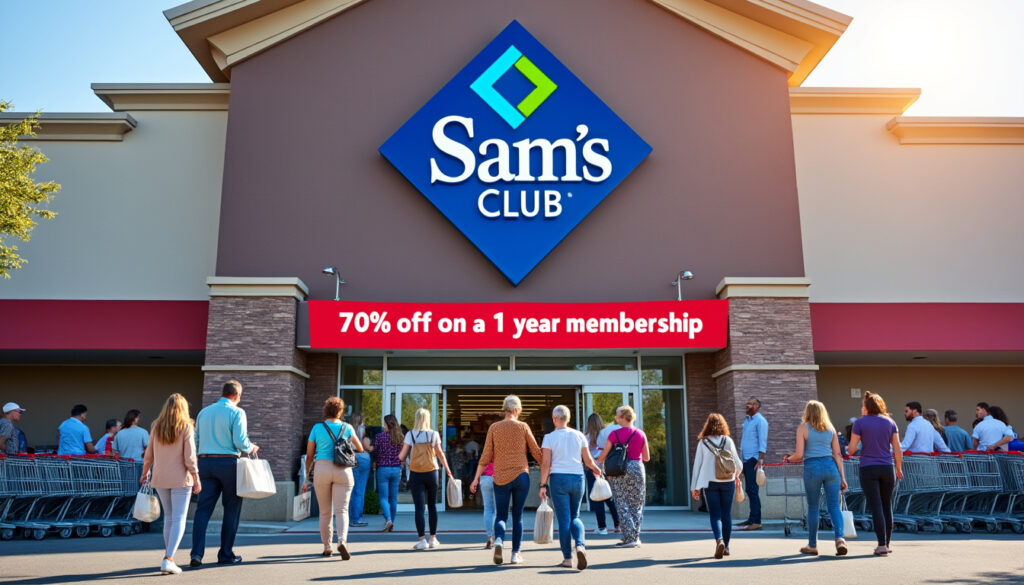rejoignez sam's club et profitez d'une réduction exclusive de 70% sur l'abonnement d'un an ! découvrez la meilleure alternative économique à costco pour réaliser des économies sur tous vos achats.