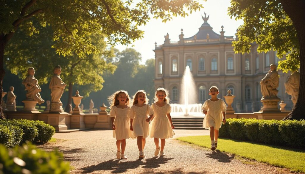 découvrez l’enfance royale de clémence madeleine-perdrillat et nathaniel h’limi à versailles : souvenirs précieux, anecdotes inédites et immersion dans une vie de château hors du commun.
