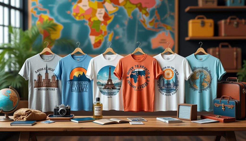trouvez le cadeau idéal pour les globe-trotters avec notre sélection de t-shirts originaux et confortables, parfaits à offrir à tous les voyageurs passionnés.