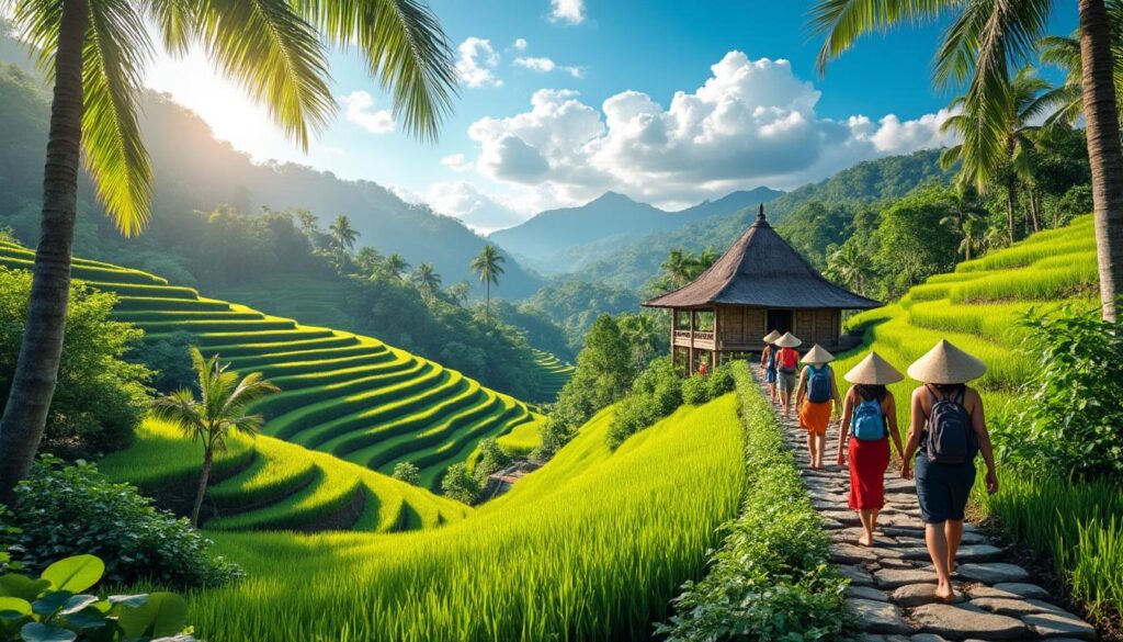 explorez sidemen à bali et découvrez des activités incontournables au cœur d'une nature luxuriante, entre rizières verdoyantes et traditions locales authentiques.