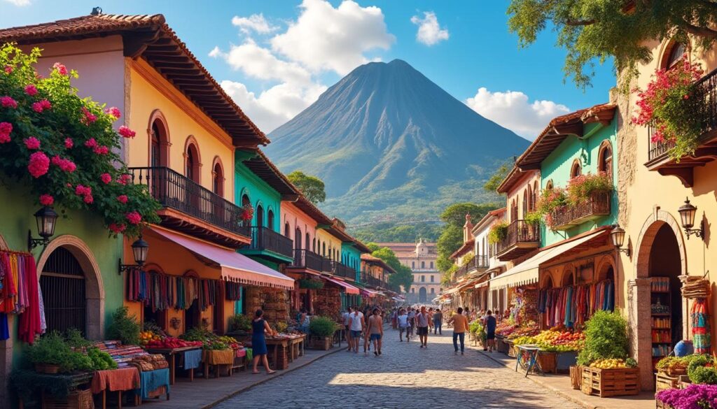 explorez les sites incontournables d'antigua au guatemala, une ville riche en histoire, culture et paysages enchanteurs. partez à la découverte de ses trésors uniques!
