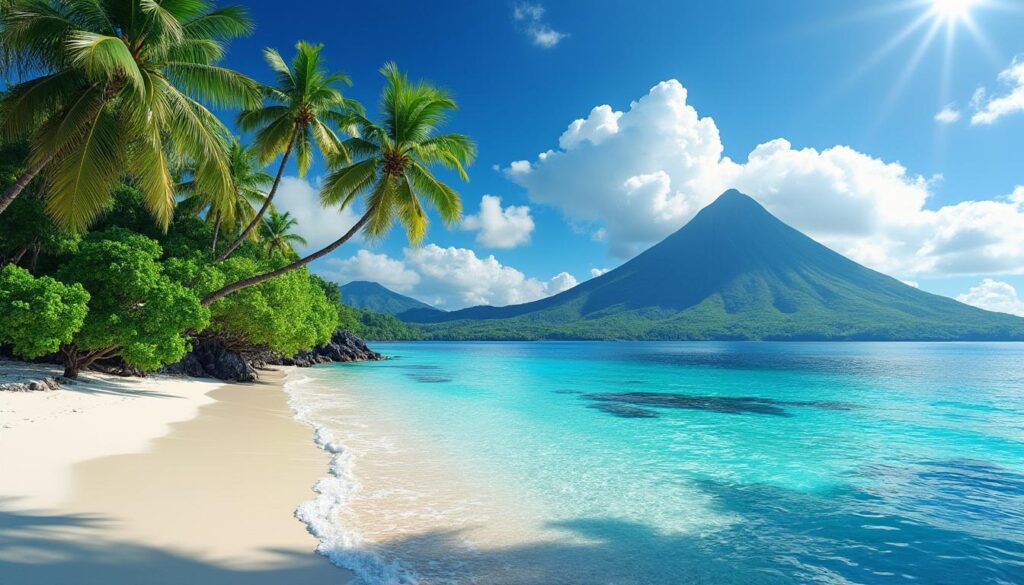 explorez les magnifiques îles de l'océan pacifique, un paradis tropical aux plages de sable fin, eaux turquoise et paysages à couper le souffle. parfait pour des vacances inoubliables.
