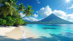 explorez les magnifiques îles de l'océan pacifique, un paradis tropical aux plages de sable fin, eaux turquoise et paysages à couper le souffle. parfait pour des vacances inoubliables.