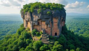 découvrez sigiriya, le majestueux rocher du lion au sri lanka, un site historique unique offrant des vues imprenables, des fresques anciennes et un patrimoine culturel remarquable.