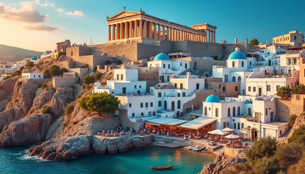 découvrez un voyage immersif à travers les villes grecques, de l'historique athènes, berceau de l'antiquité, aux îles enchanteresses de la mer égée, mêlant culture, histoire et paysages idylliques.