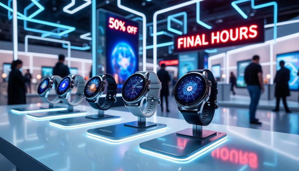 samsung réduit les prix de la galaxy watch 7 à un niveau historique pour liquider ses stocks de montres connectées, offrant une occasion unique aux consommateurs.