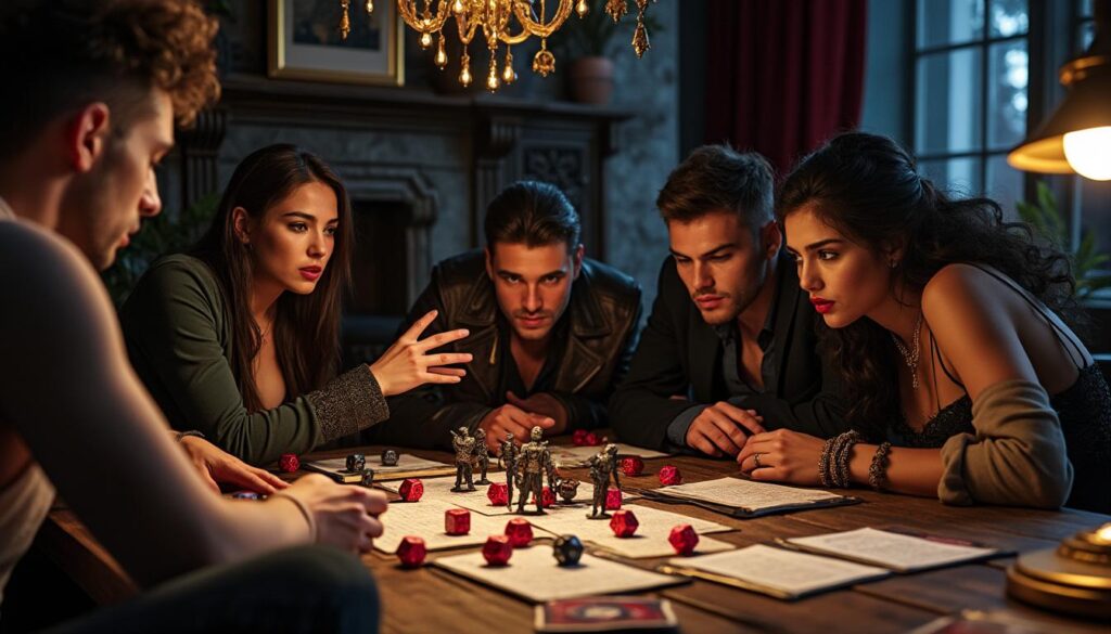 découvrez la nouvelle aventure captivante de dimension 20 avec leur première campagne vampire : la mascarade. plongez dans un univers sombre et mystérieux qui promet suspense et émotions fortes !