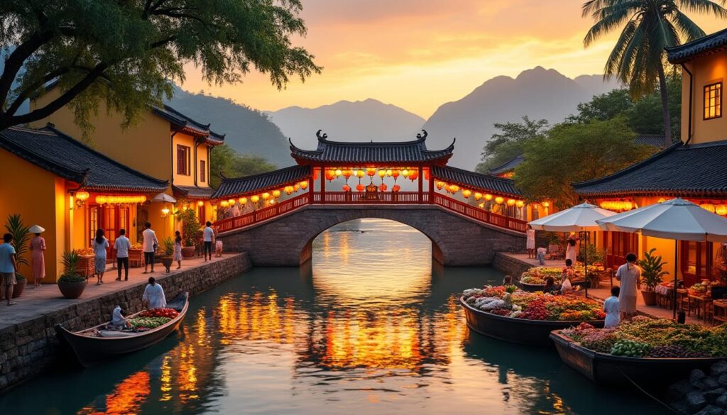 explorez hoi an, la perle vietnamienne classée au patrimoine mondial de l'unesco, et découvrez ses sites incontournables, son architecture historique, ses lanternes colorées et sa culture authentique.