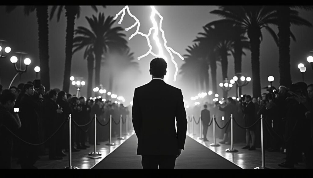 découvrez la deuxième journée du festival de cannes 2026 avec une immersion artistique en noir et blanc grâce au film « l’éclair ». analyse et moments forts à ne pas manquer.