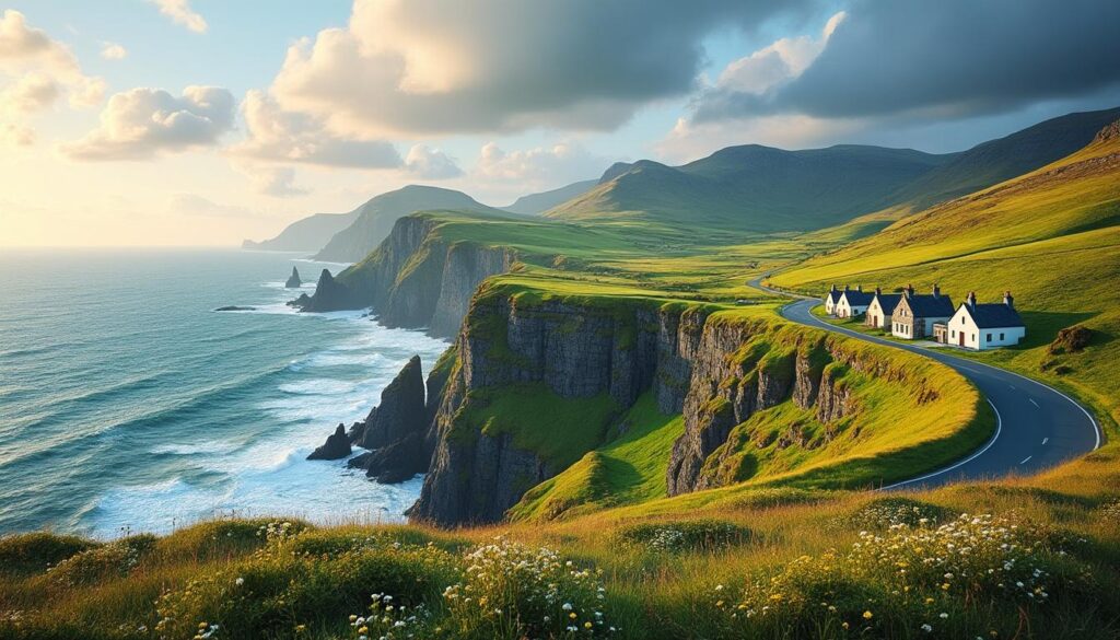 explorez le wild atlantic way en irlande et découvrez les sites incontournables, paysages à couper le souffle et aventures uniques le long de cette route spectaculaire.