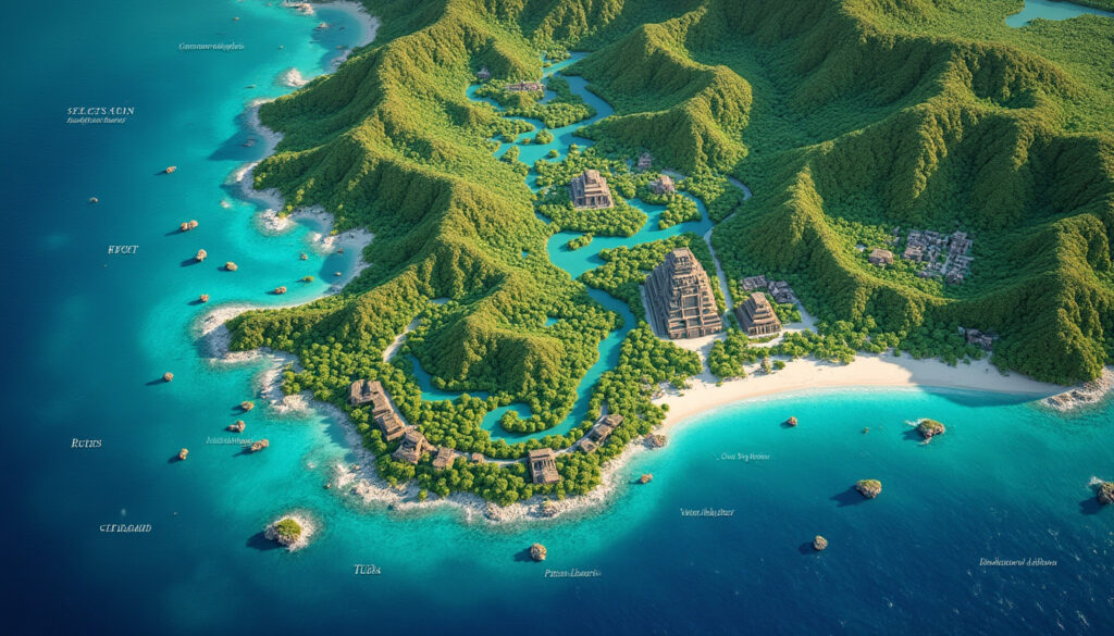 explorez une carte détaillée du mexique à tulum et découvrez les sites incontournables ainsi que les plus beaux lieux à visiter pour un séjour inoubliable.