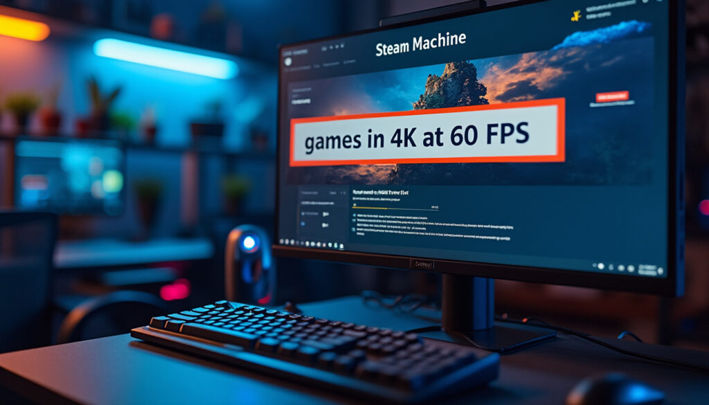 valve supprime la mention « jeux en 4k à 60 fps » de la page steam machine après les premières critiques, ajustant ainsi ses promesses marketing.