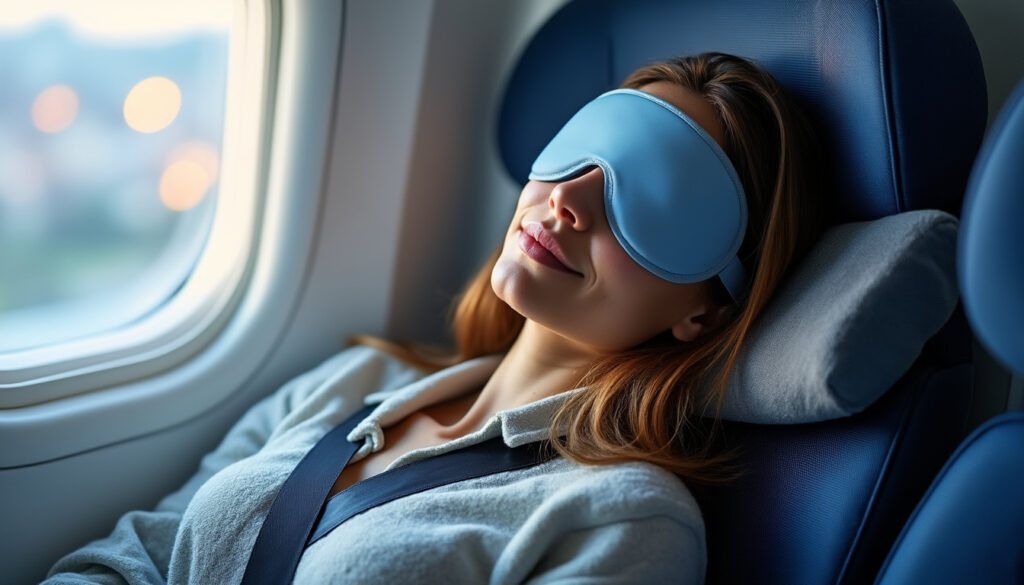 découvrez comment un masque de sommeil peut vous assurer un repos paisible lors de vos voyages, en bloquant la lumière et favorisant un sommeil réparateur où que vous soyez.