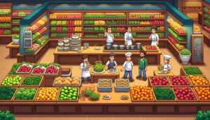 découvrez un mod audacieux pour stardew valley qui vous permet de gérer un supermarché dynamique avec une cuisine inspirée du style frénétique d'overcooked. transformez votre ferme en un centre gourmand interactif !