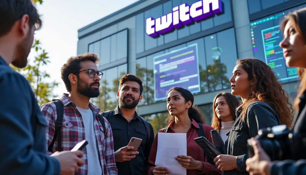 des streamers lancent une action collective contre twitch, dénonçant l'utilisation non autorisée de leurs contenus pour l'entraînement de l'intelligence artificielle.