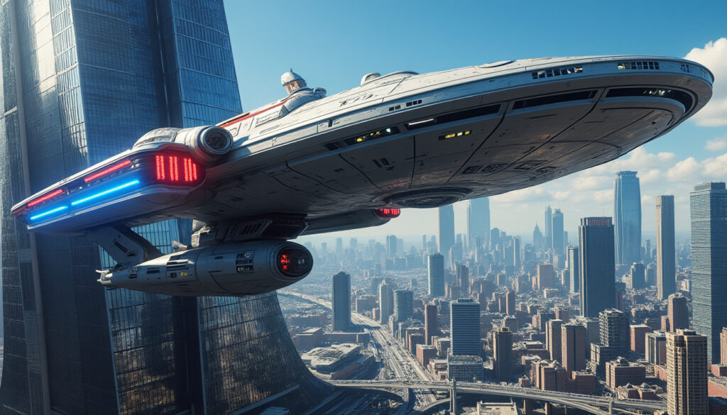 découvrez comment le fps star trek préféré des fans a modifié son scénario après le 11 septembre, retirant une scène où un vaisseau percutait un bâtiment.