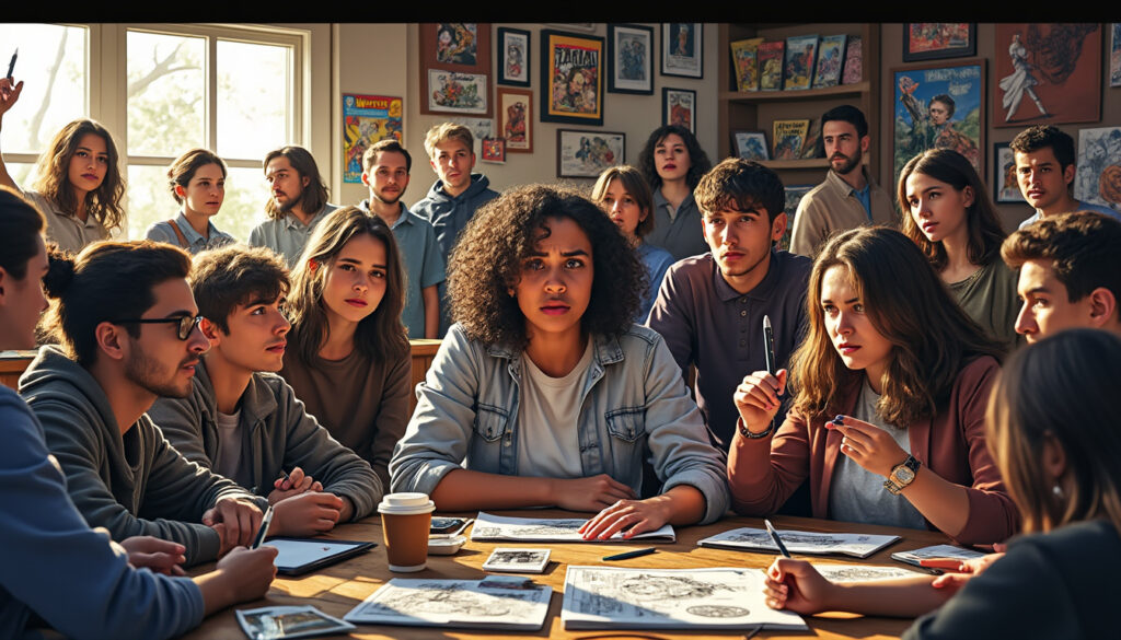créateurs et lecteurs de comics réagissent vivement à l'annonce inattendue de la fermeture de la plateforme tapas, un choc pour la communauté.