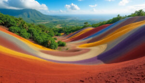 explorez les terres des 7 couleurs de chamarel à l’île maurice : un phénomène géologique étonnant au cœur d’un paysage tropical spectaculaire.